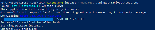 Run Winget